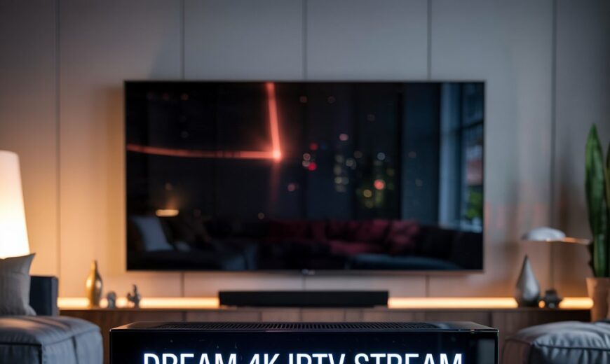 4K Live IPTV with Dream 4K IPTV Stream